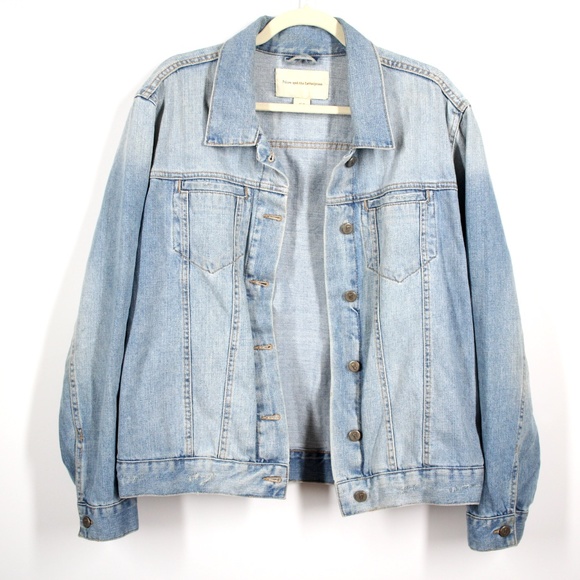 Anthropologie Jackets & Blazers - Anthropologie Pilcro Letterpress Denim Jacket M